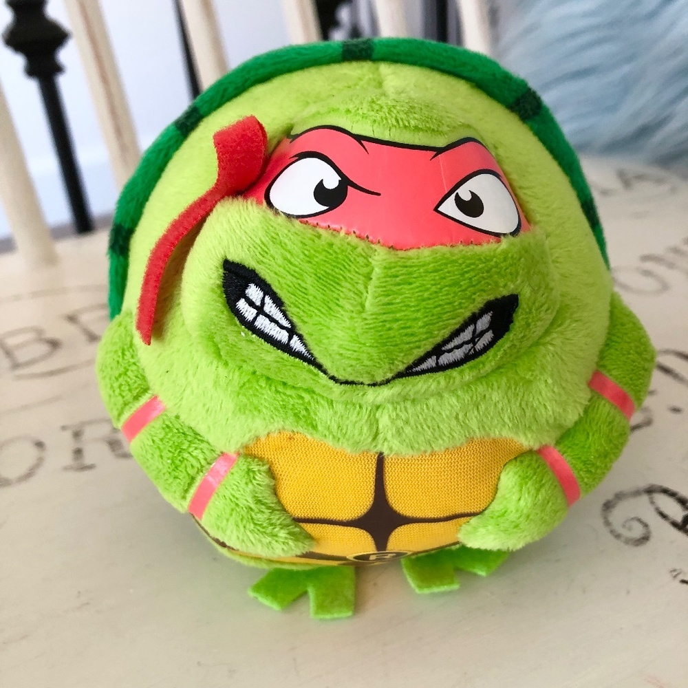 TEENAGE Mutant Ninja Turtles, Ty Beanie Ballz, Plush Toys, Set of 2 - Picture 7 of 9